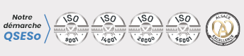 La démarche QSESo NEICHEL Automotive est labelisée ISO 9001, ISO 14001, ISO 26000, ISO 45001 et ALSACE EXCELLENCE