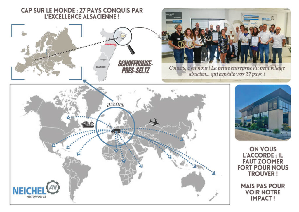 Neichel Automotive, une présence mondiale dans 27 pays