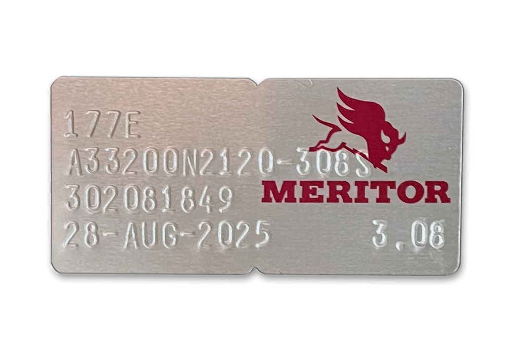 Plaque d'identification MERITOR
